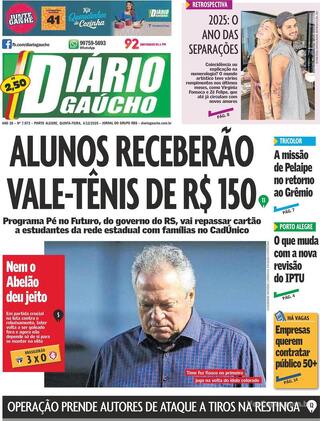 Capa Diário Gaúcho