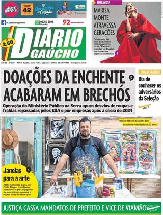 Capa Diário Gaúcho