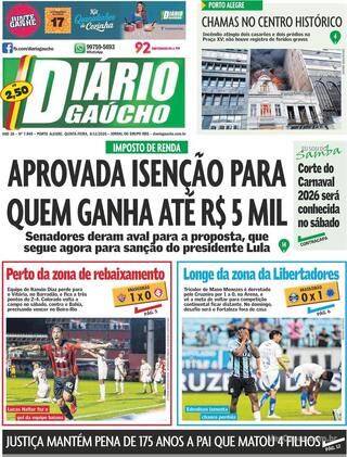 Capa Diário Gaúcho
