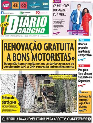 Capa Diário Gaúcho
