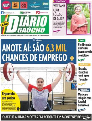 Capa Diário Gaúcho