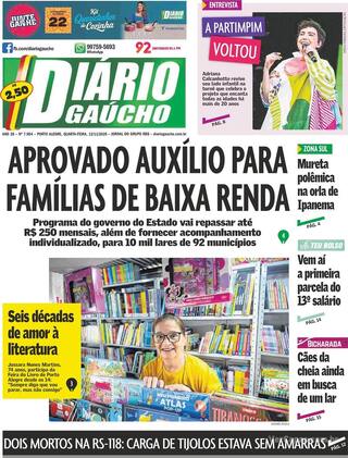 Capa Diário Gaúcho