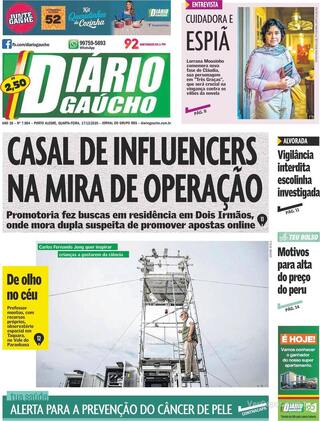 Capa Diário Gaúcho