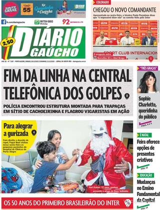 Capa Diário Gaúcho