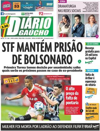 Capa Diário Gaúcho