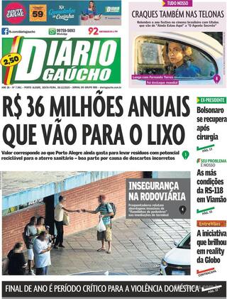 Capa Diário Gaúcho