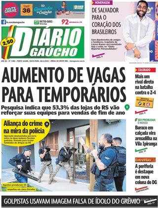 Capa Diário Gaúcho