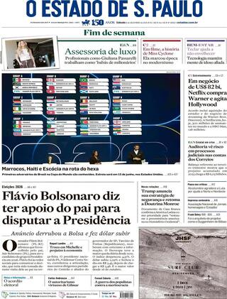 Capa Estadão