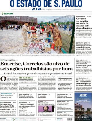 Capa Estadão