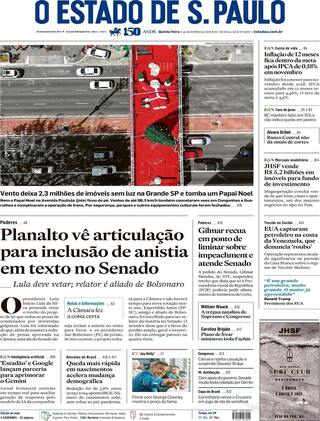 Capa Estadão
