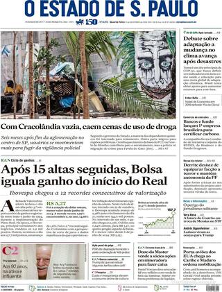 Capa Estadão