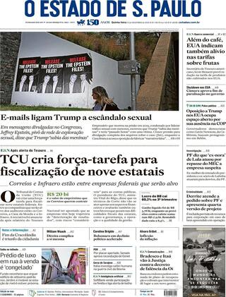 Capa Estadão