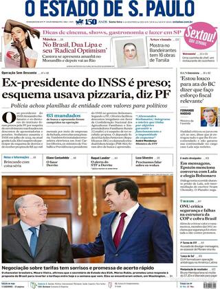 Capa Estadão