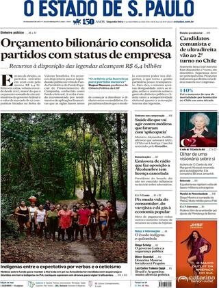 Capa Estadão