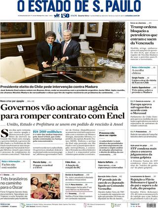 Capa Estadão
