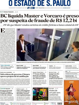 Capa Estadão