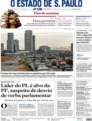 Capa Estadão