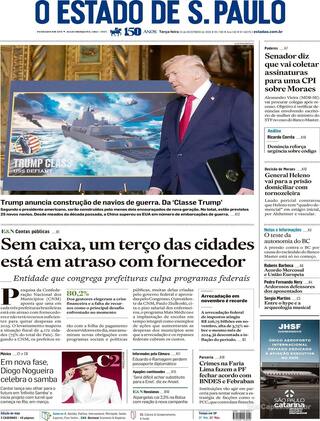 Capa Estadão
