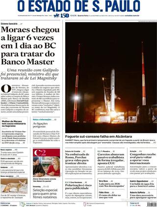 Capa Estadão