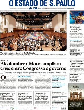 Capa Estadão