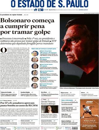 Capa Estadão