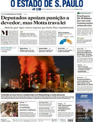 Capa Estadão