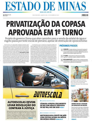 Capa Estado de Minas