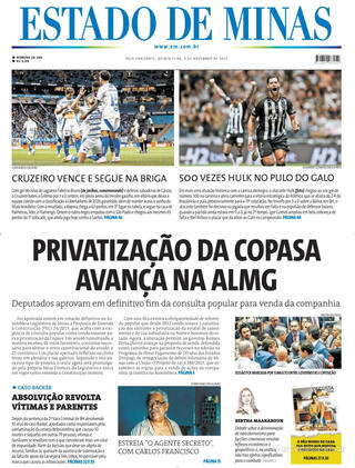 Capa Estado de Minas