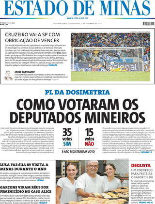 Capa Estado de Minas