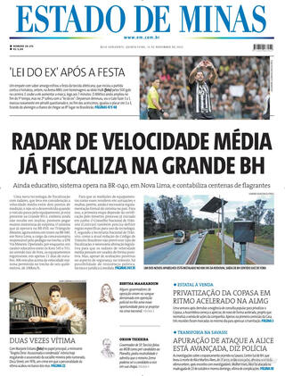 Capa Estado de Minas