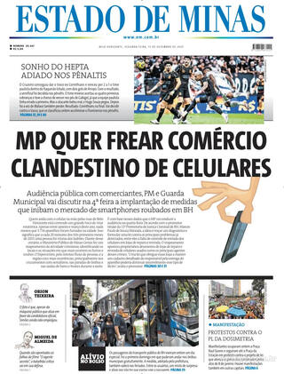 Capa Estado de Minas