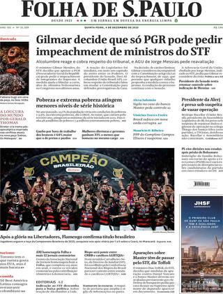 Capa Folha de S.Paulo