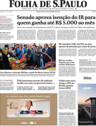 Capa Folha de S.Paulo