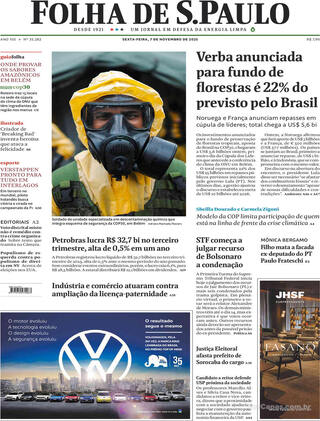 Capa Folha de S.Paulo