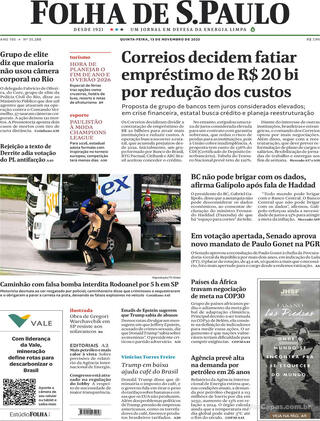 Capa Folha de S.Paulo
