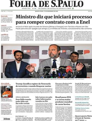 Capa Folha de S.Paulo