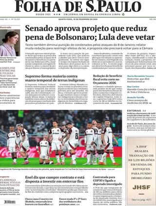 Capa Folha de S.Paulo