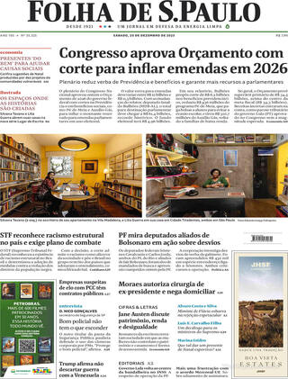 Capa Folha de S.Paulo