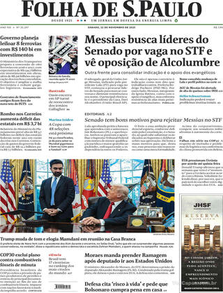 Capa Folha de S.Paulo
