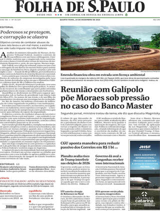Capa Folha de S.Paulo