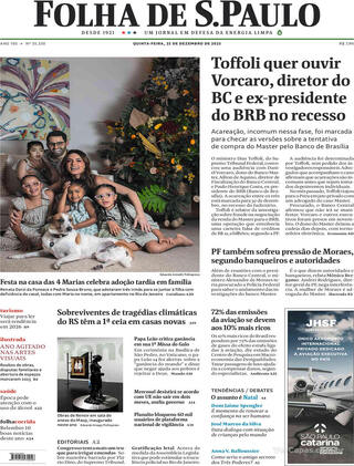 Capa Folha de S.Paulo