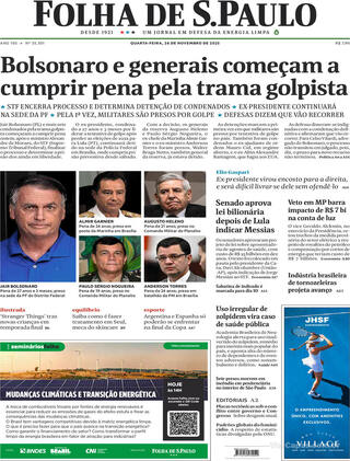 Capa Folha de S.Paulo