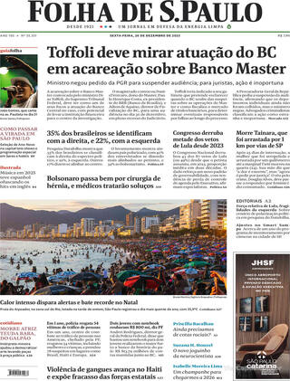 Capa Folha de S.Paulo