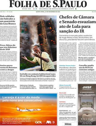 Capa Folha de S.Paulo