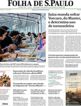 Capa Folha de S.Paulo