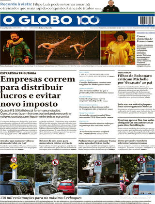 Capa O Globo