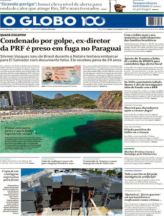 Capa O Globo