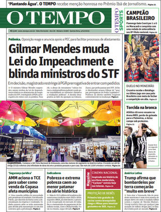 Capa Jornal O Tempo