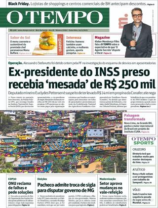 Capa Jornal O Tempo