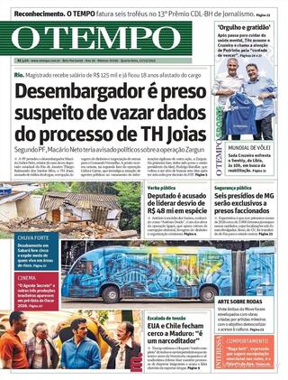 Capa Jornal O Tempo